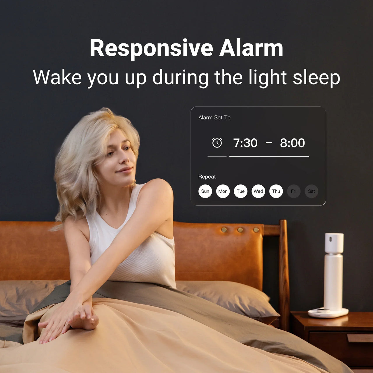 Sleepal® AI Lamp Kickstarter deposit offer with $5 refundable reservation and 40% discount.